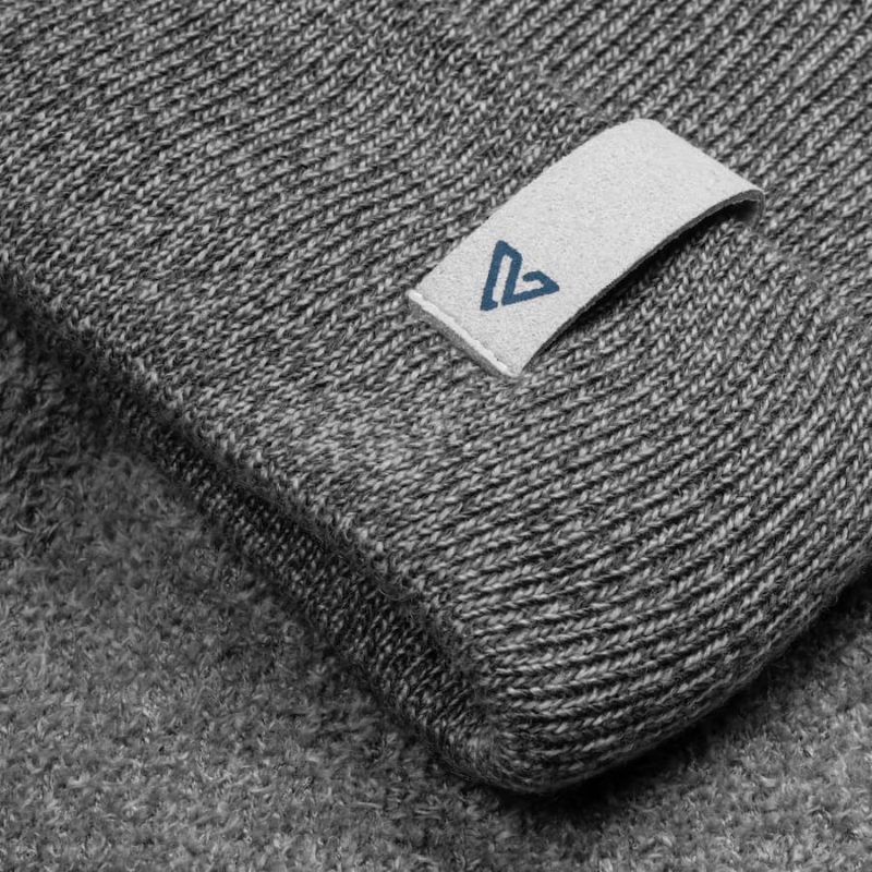 AllWeatherBeanie HeatherGrey InsideDetail2