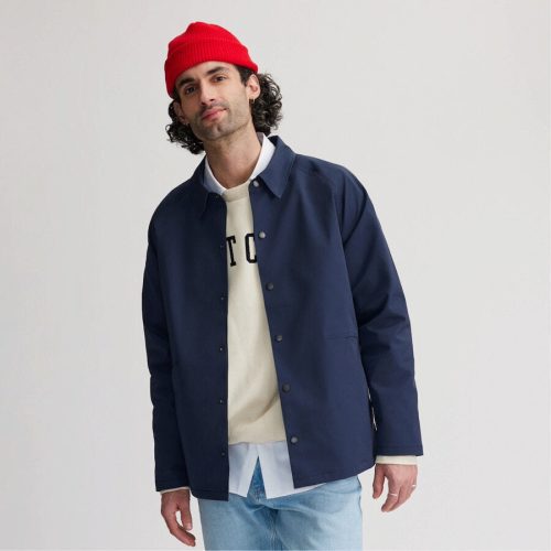 mens coach jacket sea