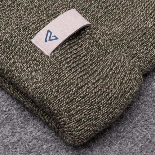 square All WeatherSpruceGreenBeanie InsideDetail